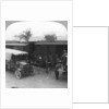 Troops and supplies are rushed from a railhead to the firing line, World War I by Realistic Travels Publishers