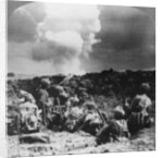 Indian bombers holding an important trench near Neuve Chapelle, France, World War I by Realistic Travels Publishers