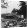 Stretcher bearers caring for wounded at an improvised first aid post, World War I by Realistic Travels Publishers