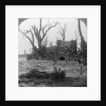 Ruins of Beury Chateau, Festubert, France, World War I by Realistic Travels Publishers