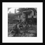Houses damaged by German shellfire, Ypres salient, Belgium, World War I by Realistic Travels Publishers