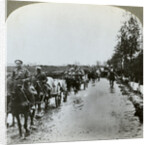 Artillery making their way through mud to Gommecourt, France, World War I by Realistic Travels Publishers