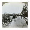 Artillery making their way through mud to Gommecourt, France, World War I by Realistic Travels Publishers