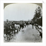 Artillery making their way through mud to Gommecourt, France, World War I by Realistic Travels Publishers