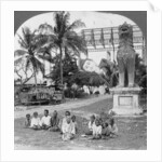 Giant recumbent figure of Buddha, Pegu, Burma by Stereo Travel Co