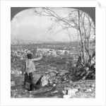 General view over the 450 pagodas from Mandalay Hill, Burma by Stereo Travel Co