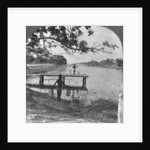West side of the Fort, showing the moat, Mandalay, Burma by Stereo Travel Co