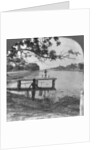West side of the Fort, showing the moat, Mandalay, Burma by Stereo Travel Co