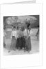 Woman and servants going to a market, Mandalay, Burma by Stereo Travel Co