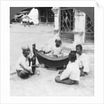 Musicians, Shwedagon Pagoda, Rangoon, Burma by Stereo Travel Co