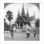 Main entrance, Shwedagon Pagoda, Rangoon, Burma by Stereo Travel Co