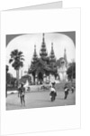 Main entrance, Shwedagon Pagoda, Rangoon, Burma by Stereo Travel Co