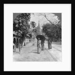 Pagoda Road to the Shwedagon Pagoda, Rangoon, Burma by Stereo Travel Co