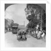 Dalhousie Street, busiest in the city, Rangoon, Burma by Stereo Travel Co