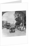 Dalhousie Street, busiest in the city, Rangoon, Burma by Stereo Travel Co