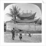 Picturesque Chinese joss house, Bhamo, Burma by Stereo Travel Co