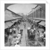 One of the chief native market streets, Rangoon, Burma by Stereo Travel Co