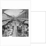 One of the chief native market streets, Rangoon, Burma by Stereo Travel Co