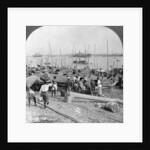 Harbour of Rangoon on the Irawaddy River, Burma by Stereo Travel Co
