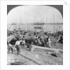Harbour of Rangoon on the Irawaddy River, Burma by Stereo Travel Co