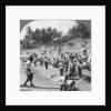 Passengers embarking on an Irrawaddy steamer, Mada, Rangoon, Burma by Stereo Travel Co