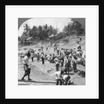 Passengers embarking on an Irrawaddy steamer, Mada, Rangoon, Burma by Stereo Travel Co