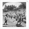 Passengers embarking on an Irrawaddy steamer, Mada, Rangoon, Burma by Stereo Travel Co