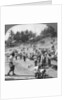 Passengers embarking on an Irrawaddy steamer, Mada, Rangoon, Burma by Stereo Travel Co