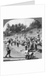 Passengers embarking on an Irrawaddy steamer, Mada, Rangoon, Burma by Stereo Travel Co