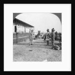 English officer and native soldiers, Bhamo, Burma by Stereo Travel Co