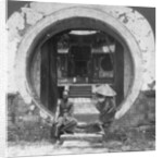 Curious gateway, entrance to a joss house, Bhamo, Burma by Stereo Travel Co