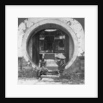Curious gateway, entrance to a joss house, Bhamo, Burma by Stereo Travel Co