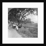 River front and bank, Bhamo, Burma by Stereo Travel Co