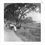 River front and bank, Bhamo, Burma by Stereo Travel Co