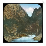 Sindh River, passing the crags below Sonamarg, Kashmir, India by Anonymous