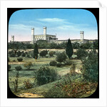 Railway station, from the Queen's Garden, Delhi, India by Anonymous