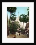 Street leading towards the Shwedagon Pagoda, Rangoon, Burma by Anonymous