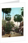 Street leading towards the Shwedagon Pagoda, Rangoon, Burma by Anonymous