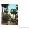 Street leading towards the Shwedagon Pagoda, Rangoon, Burma by Anonymous