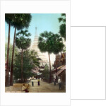 Street leading towards the Shwedagon Pagoda, Rangoon, Burma by Anonymous