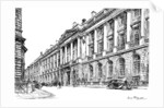 The exterior of the RAC Clubhouse in Pall Mall, London by Hanslip Fletcher