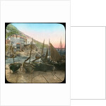 Fishing fleet at low tide, Polperro, Cornwall by Church Army Lantern Department