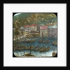 Fishing boats in the harbour, Polperro, Cornwall by Church Army Lantern Department