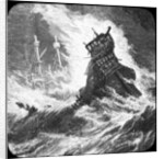 The Spanish Armada in a tempest by Anonymous
