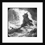 The Spanish Armada in a tempest by Anonymous