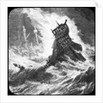 The Spanish Armada in a tempest by Anonymous
