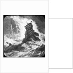 The Spanish Armada in a tempest by Anonymous