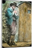 Mr Fearing at the gate, from The Pilgrim's Progress by Anonymous