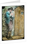 Mr Fearing at the gate, from The Pilgrim's Progress by Anonymous