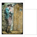 Mr Fearing at the gate, from The Pilgrim's Progress by Anonymous